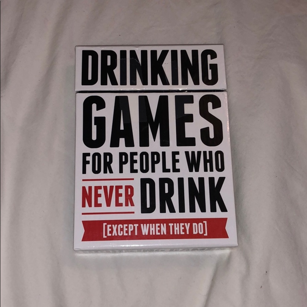 drinking games for people who never drink...